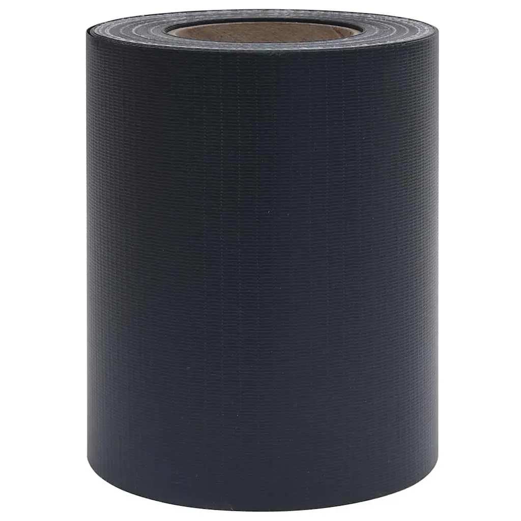 Garden Privacy Screen Matte Dark Grey 35x0.19 m Durable Weatherproof PVC Windbreak