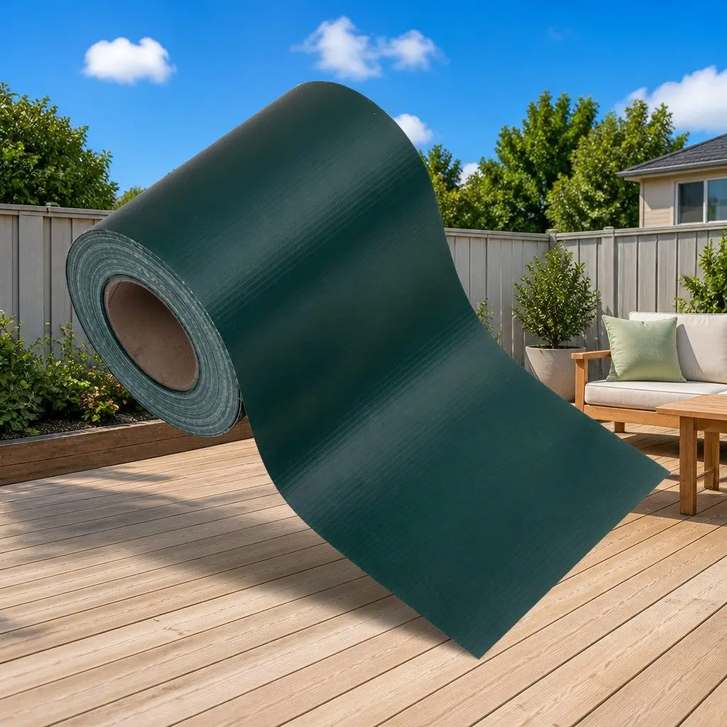 Garden Privacy Screen Fence Panel Matte Green 35m Weatherproof Durable PVC Windbreak Barrier