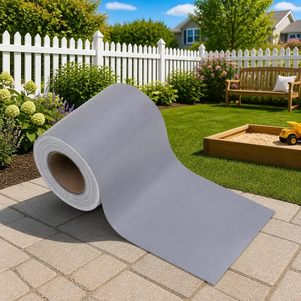 Privacy Strip PVC Fence Screen 35x0.19 m Matte Light Grey Mesh Weave Barrier