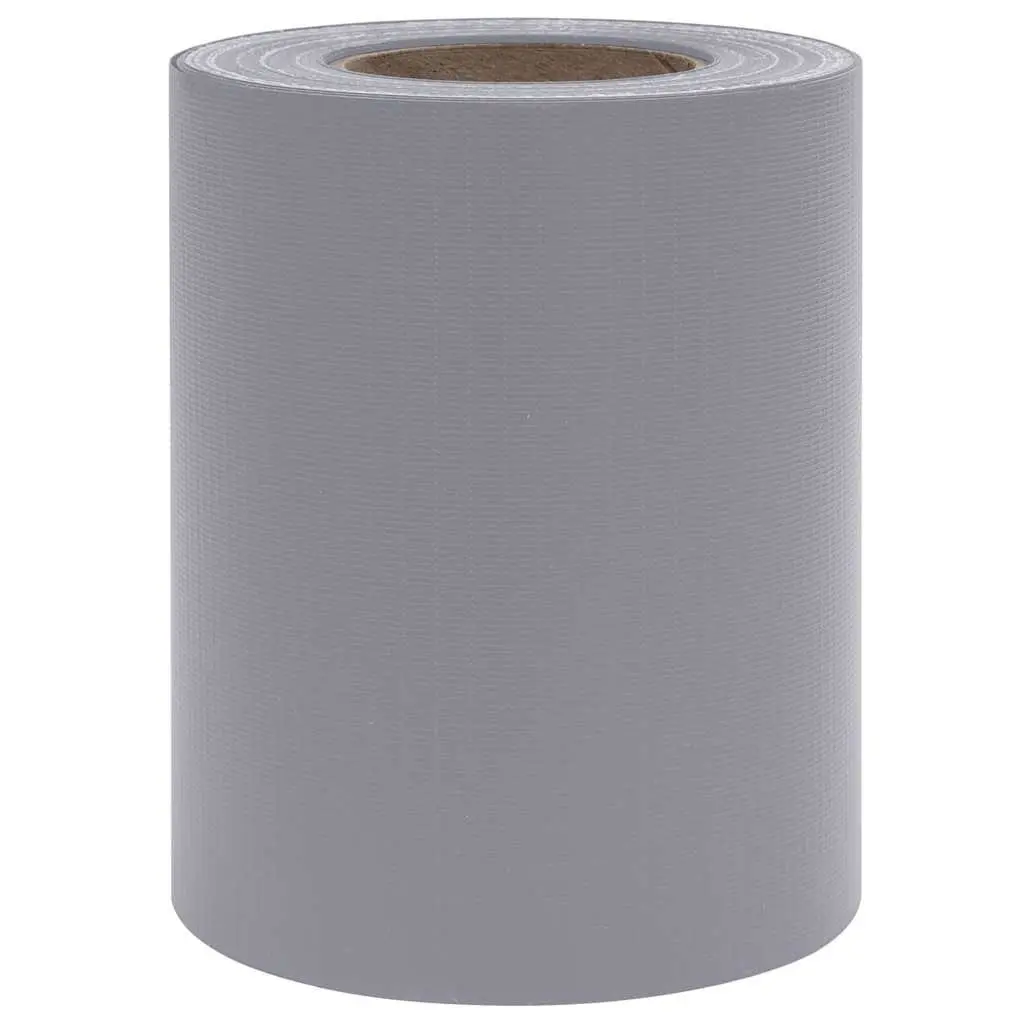 Privacy Strip PVC Fence Screen 35x0.19 m Matte Light Grey Mesh Weave Barrier