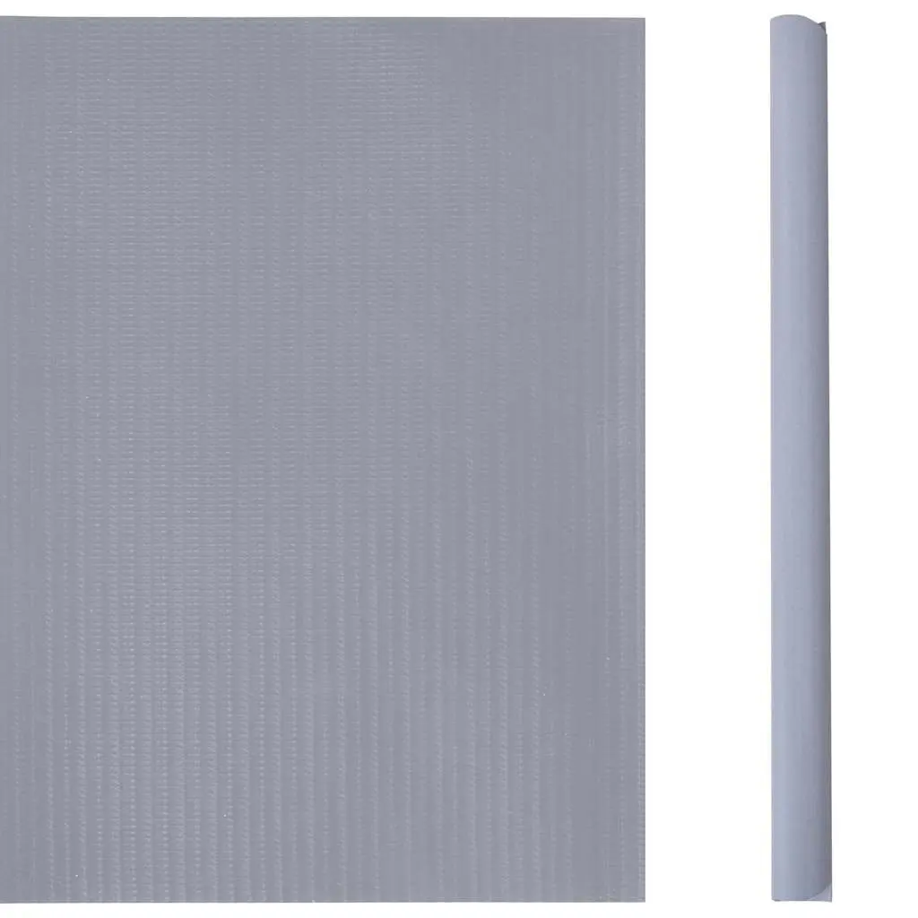 Privacy Strip PVC Fence Screen 35x0.19 m Matte Light Grey Mesh Weave Barrier
