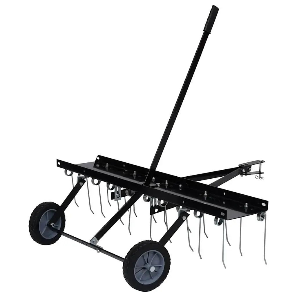 Scarifier Attachment for Ride-on Mower 100cm Galvanised Steel Aerator Dethatcher Moss Removal