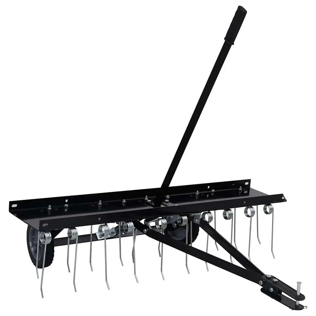 Scarifier Attachment for Ride-on Mower 100cm Galvanised Steel Aerator Dethatcher Moss Removal