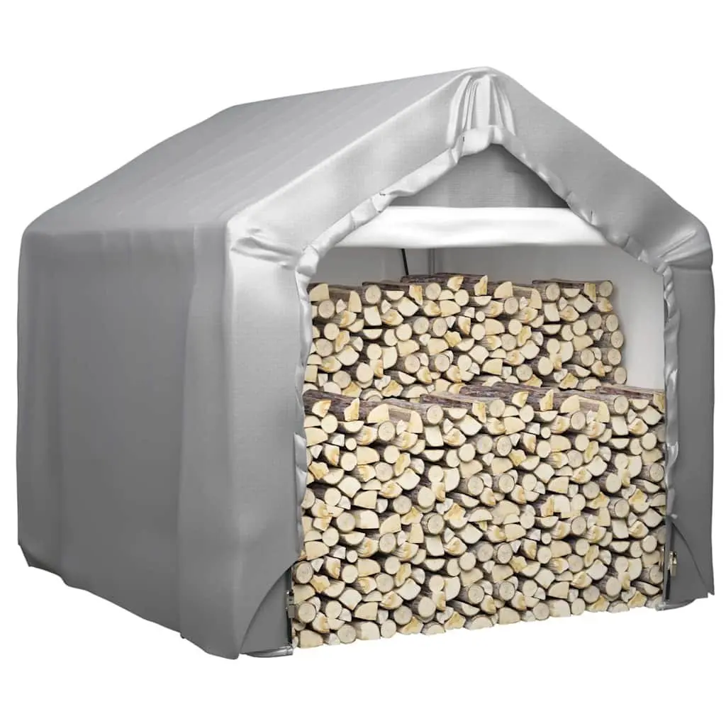 Storage Tent Grey 180x180 cm Outdoor Waterproof UV-resistant Galvanised Steel Frame