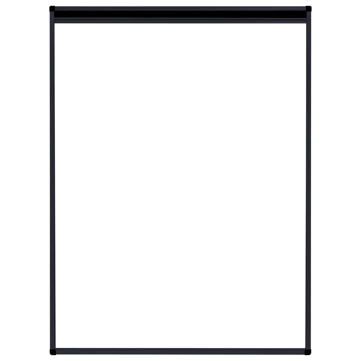 Plisse Insect Screen Anthracite 60x80cm Aluminium Frame Mesh