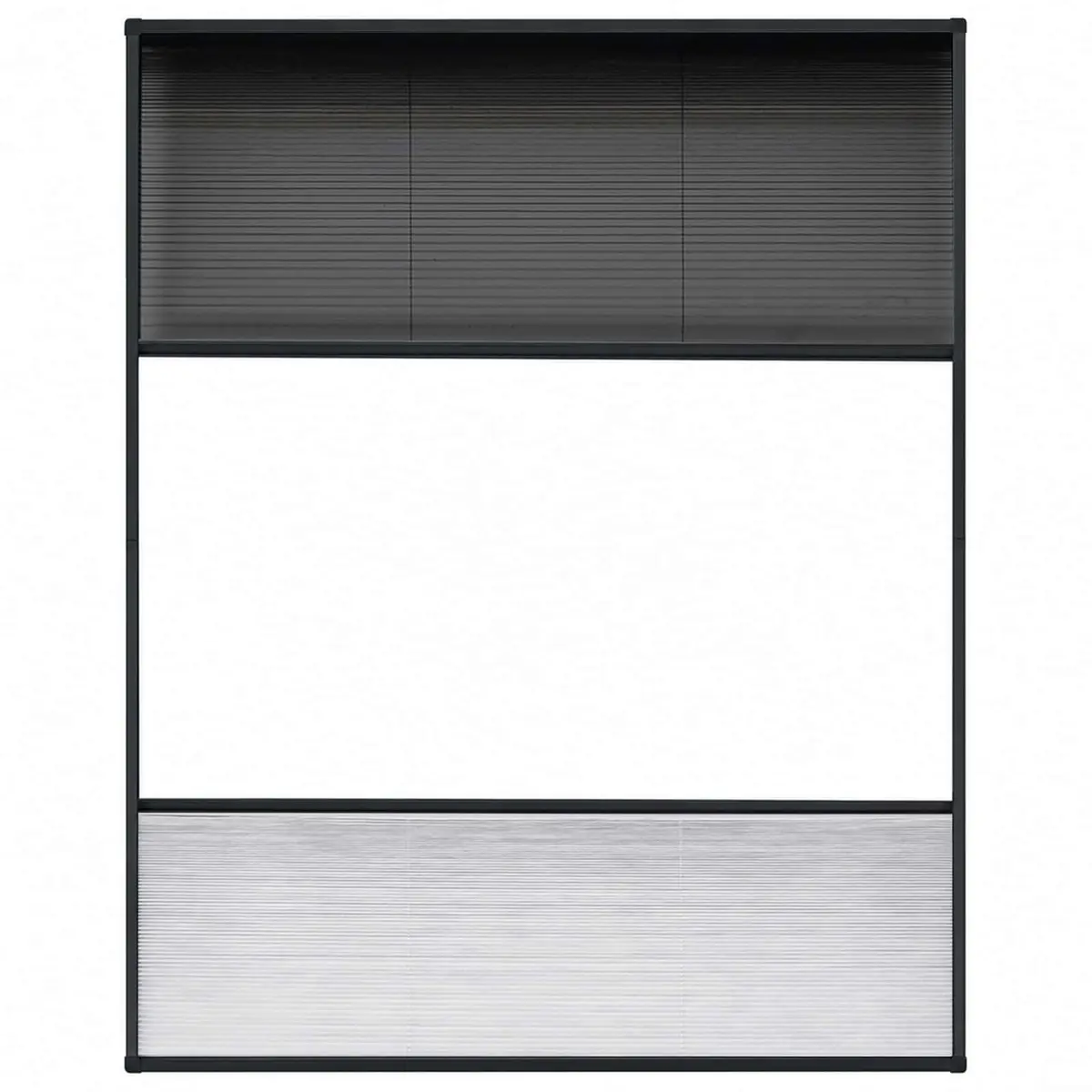 Plisse Insect Screen Window 80x100cm for Easy Setup