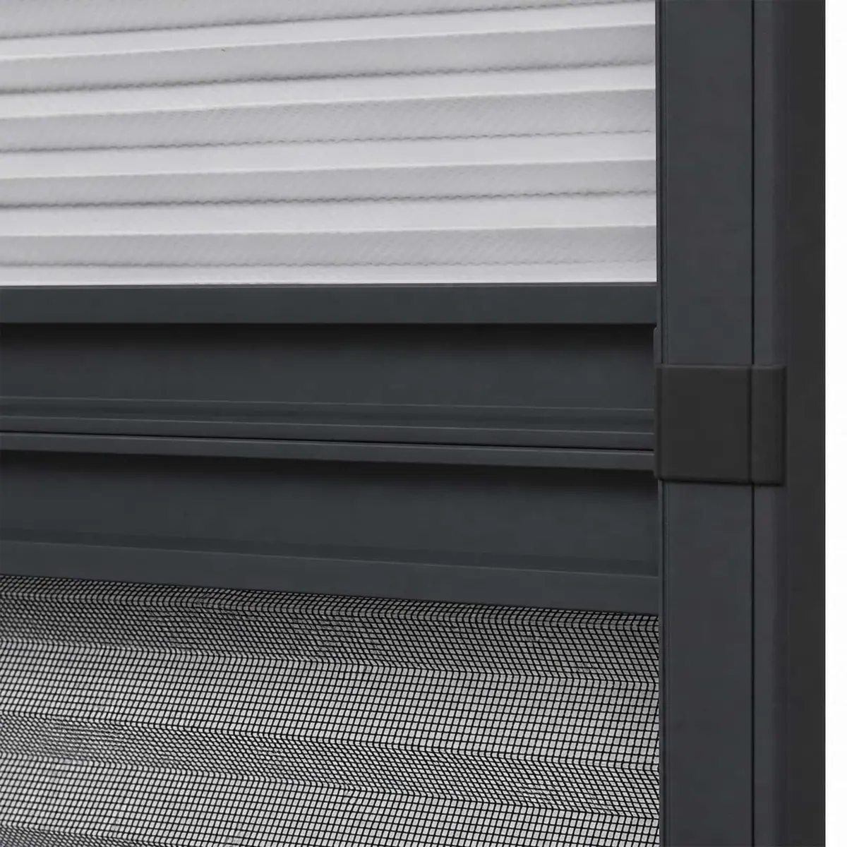 Plisse Insect Screen Window 80x100cm for Easy Setup