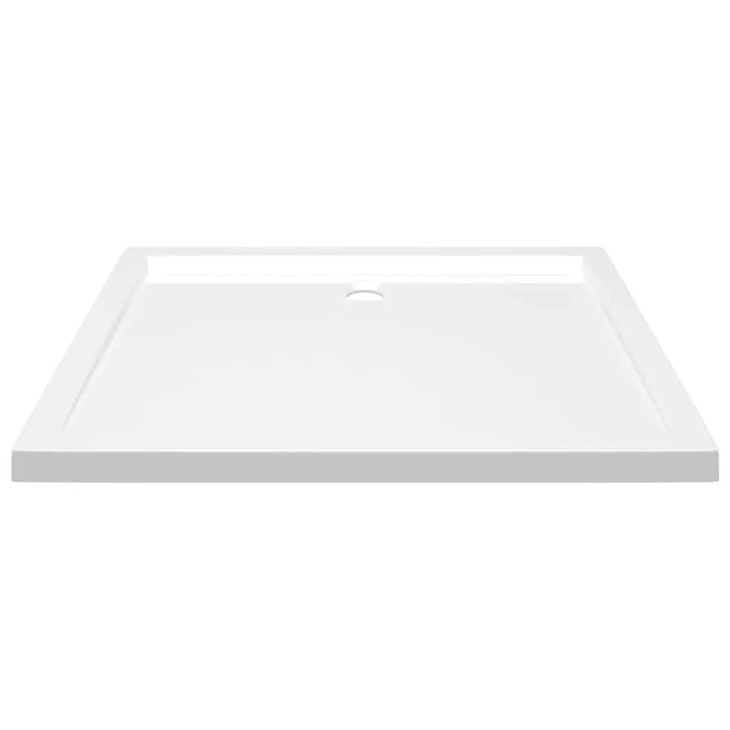 Rectangular Shower Base Tray 70x90 cm Low Threshold White Bathroom Fixture