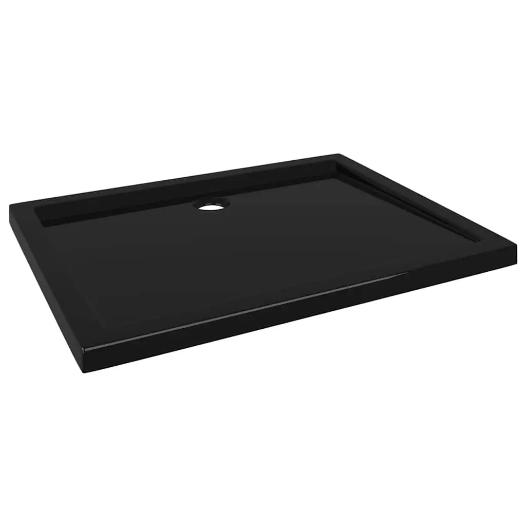 Black Shower Base Tray with Low Threshold