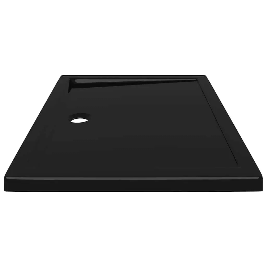 Black Shower Base Tray with Low Threshold