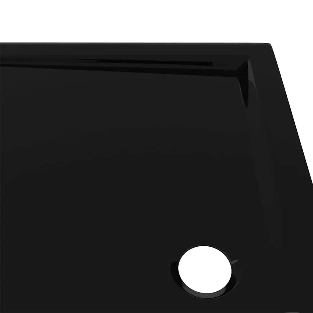 Black Shower Base Tray with Low Threshold