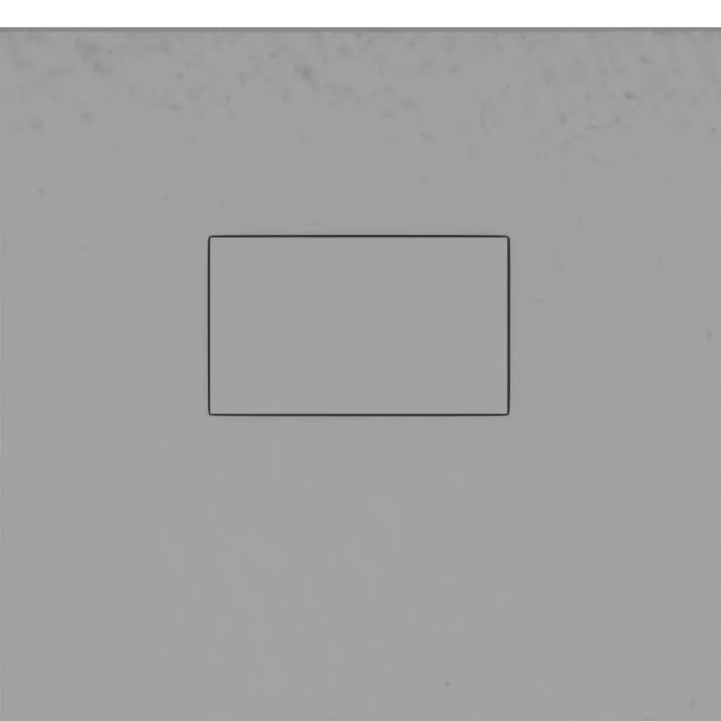 Shower Base Tray Grey 100x80 cm Low Profile Skid Resistant Slate Stone
