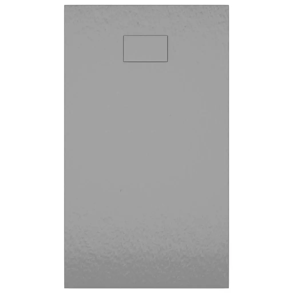 Shower Base Tray Grey 120x70 cm Low Profile Skid Resistant