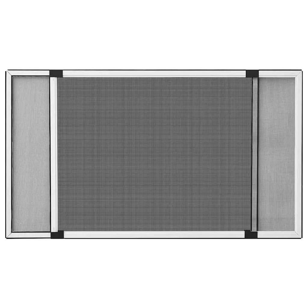 Extendable Window Insect Screen White Adjustable Mesh Fly Protection 75-143x50