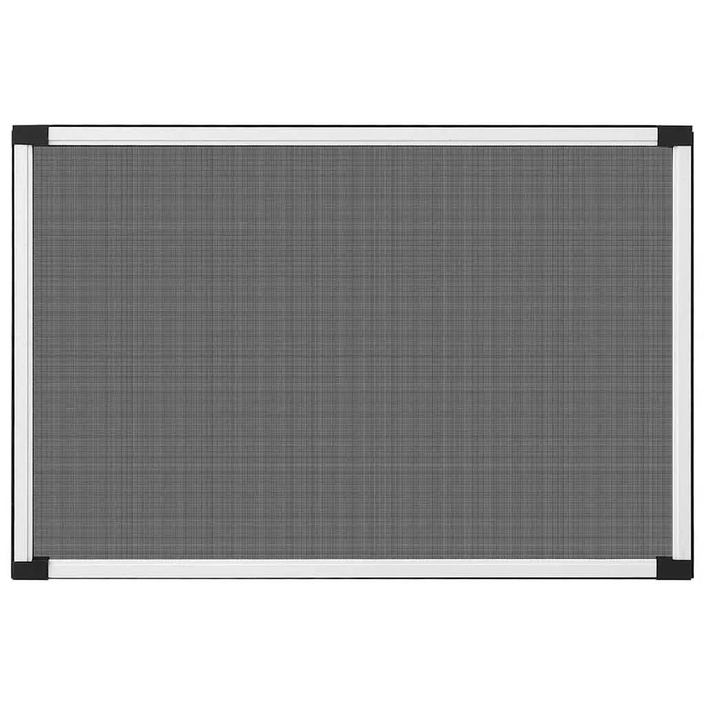 Extendable Window Insect Screen White Adjustable Mesh Fly Protection 75-143x50