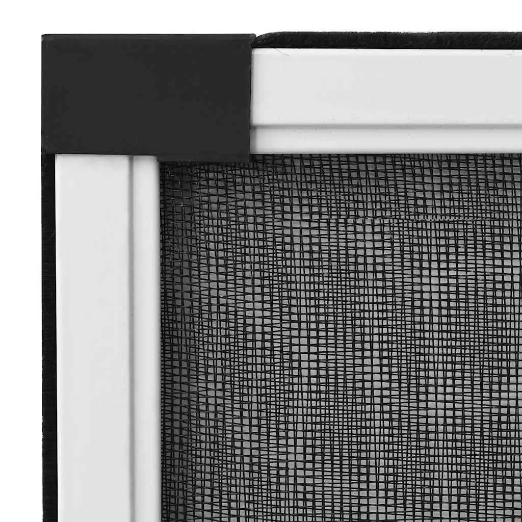 Extendable Window Insect Screen White Adjustable Mesh Fly Protection 75-143x50