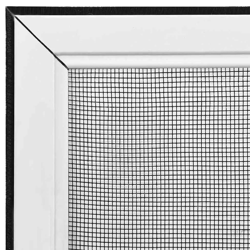 Extendable Window Insect Screen White Adjustable Mesh Fly Protection 75-143x50
