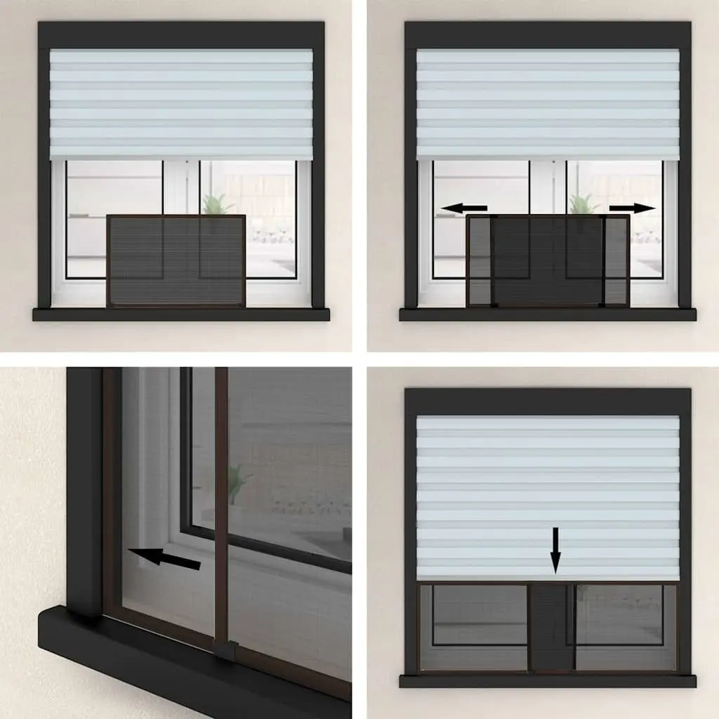 Extendable Insect Screen for Window Use