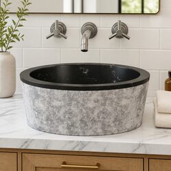Black Round Marble Sink - Quality and Style Combined