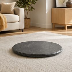 Black Marble Round Table Top Ø60cm - Quality You Can Trust