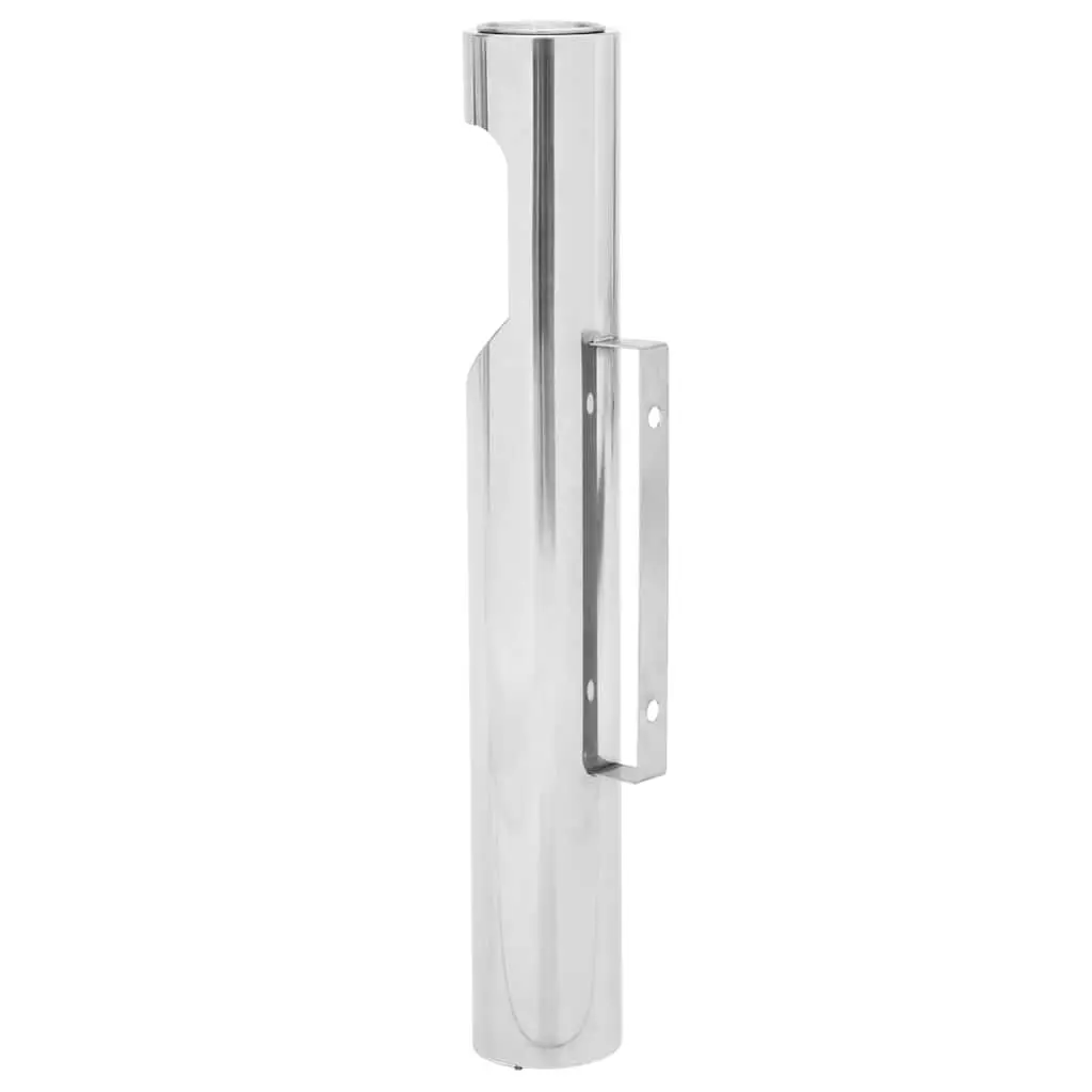 Wall Mounted Ashtray Stainless Steel Cigarette Butt Disposal Hinged Bottom