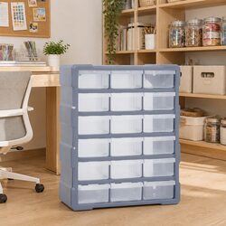 18-Drawer Tool Storage Box for Easy Access