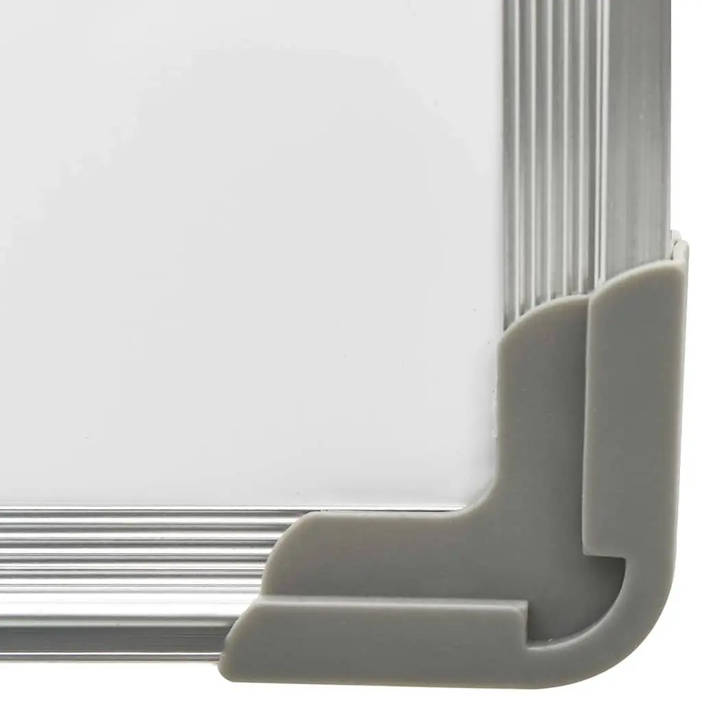 Whiteboard White 110 x 60 cm Wall-Mounted Magnetic Lacquer-Coated Steel Surface