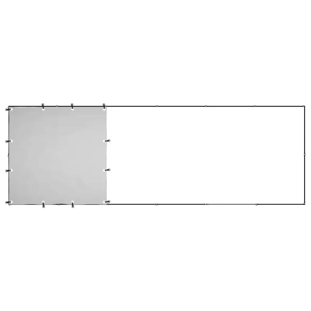 Dog Kennel Black 330x110x110cm Steel Wire Mesh Exercise Run with Lockable Latch Door and UV Resistant Roof