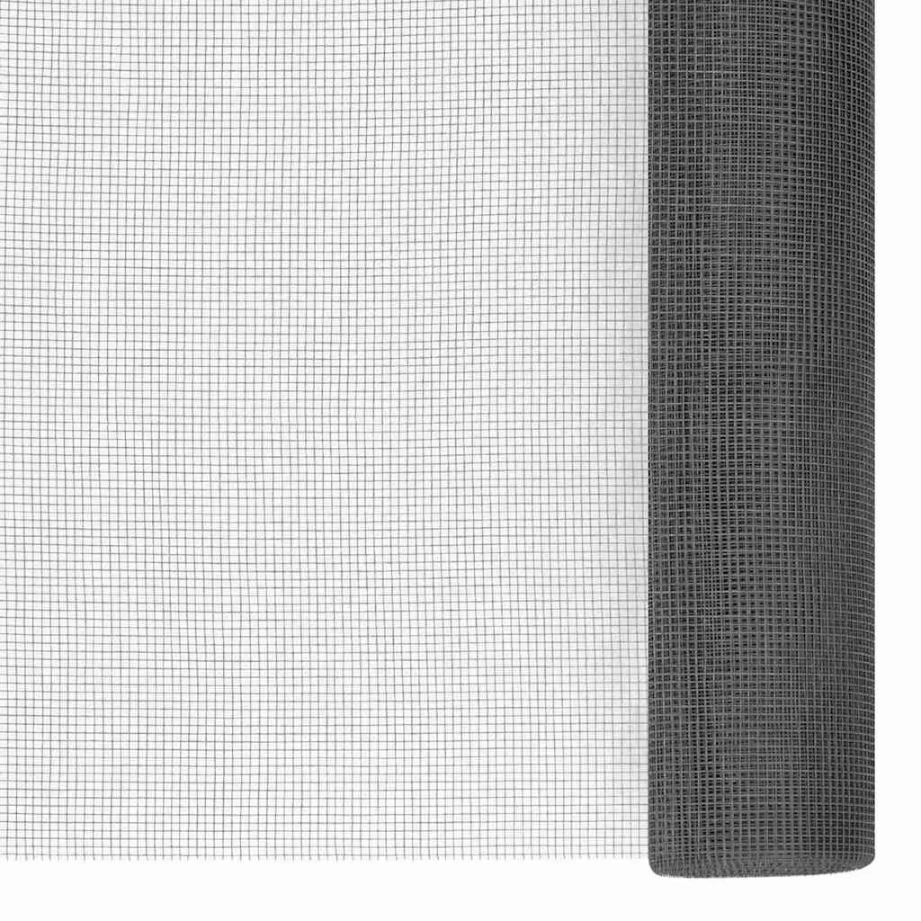 Fiberglass Mesh Screen 60x1000 cm Black Insect Door Window Repair DIY Fencing
