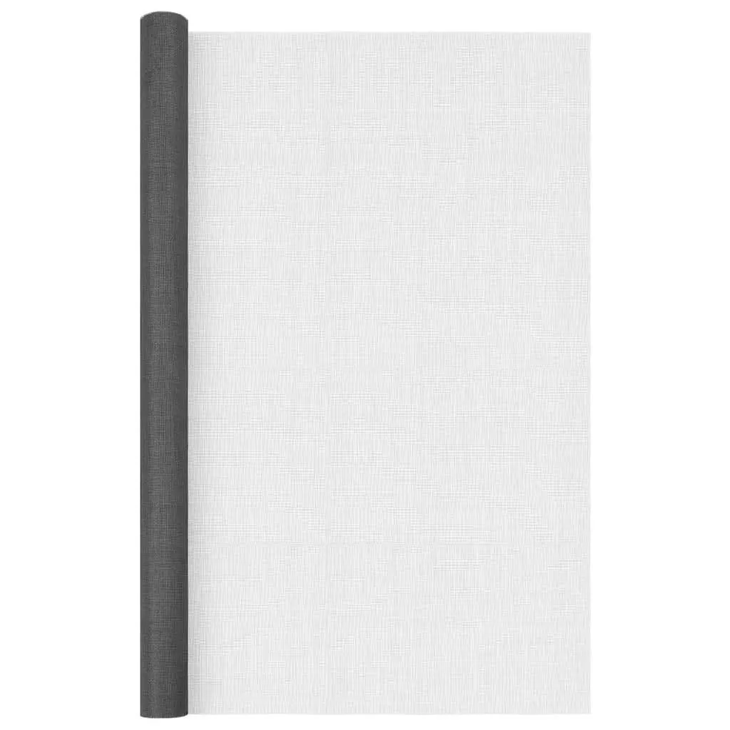 Fiberglass Mesh Screen Black 80x500 cm Strong Sturdy Insect Door Window Repair Panel