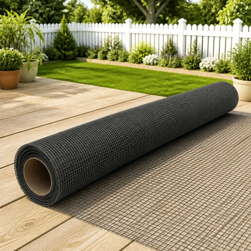 Fiberglass Mesh Screen Black 112x500 cm Sturdy Rust Resistant for Insect Door Window DIY Repair