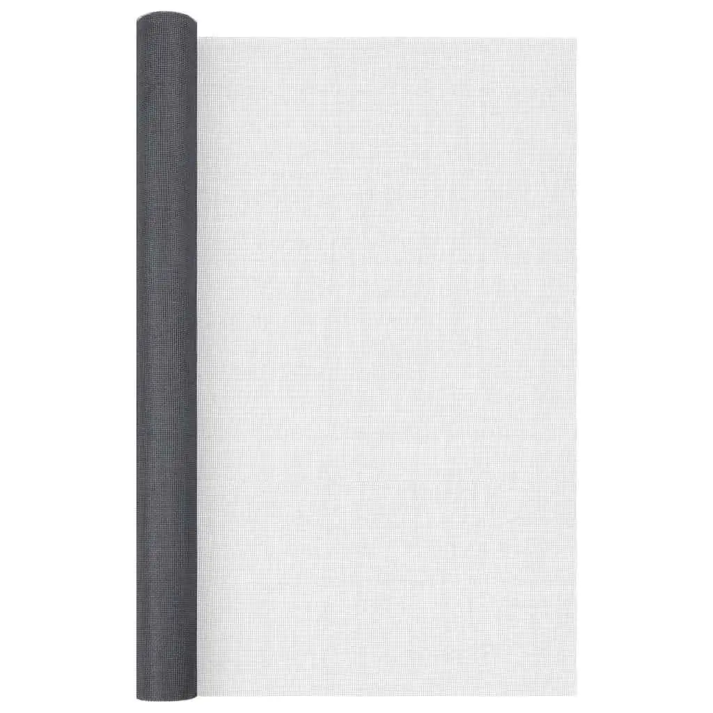 Fiberglass Mesh Screen 80x500 cm Grey Insect Door Window Repair Cage Barrier