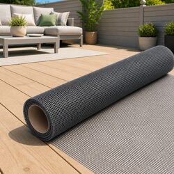 Fiberglass Mesh Screen 112x500 cm Grey Insect Barrier Door Window Repair DIY