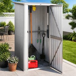 Compact Garden Shed for Your Tools with Lockable Door