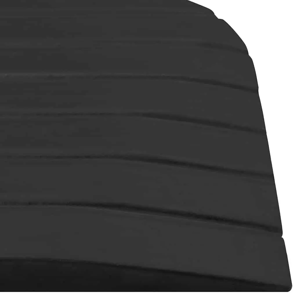 Rubber Threshold Ramps Non-Slip Surface for Wheelchairs Rollators Scooters Set of 2 Size 110x21x2.5cm
