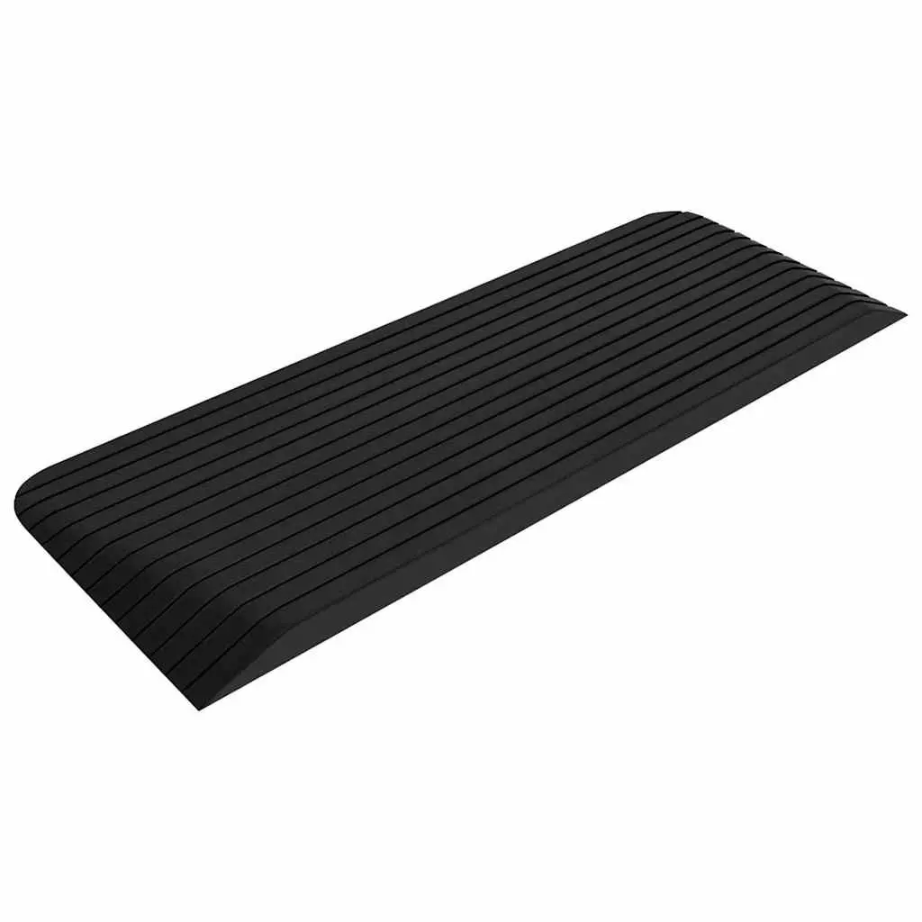 Rubber Threshold Ramp Non-Slip Portable Mobility Aid 110 x 41 x 5 cm