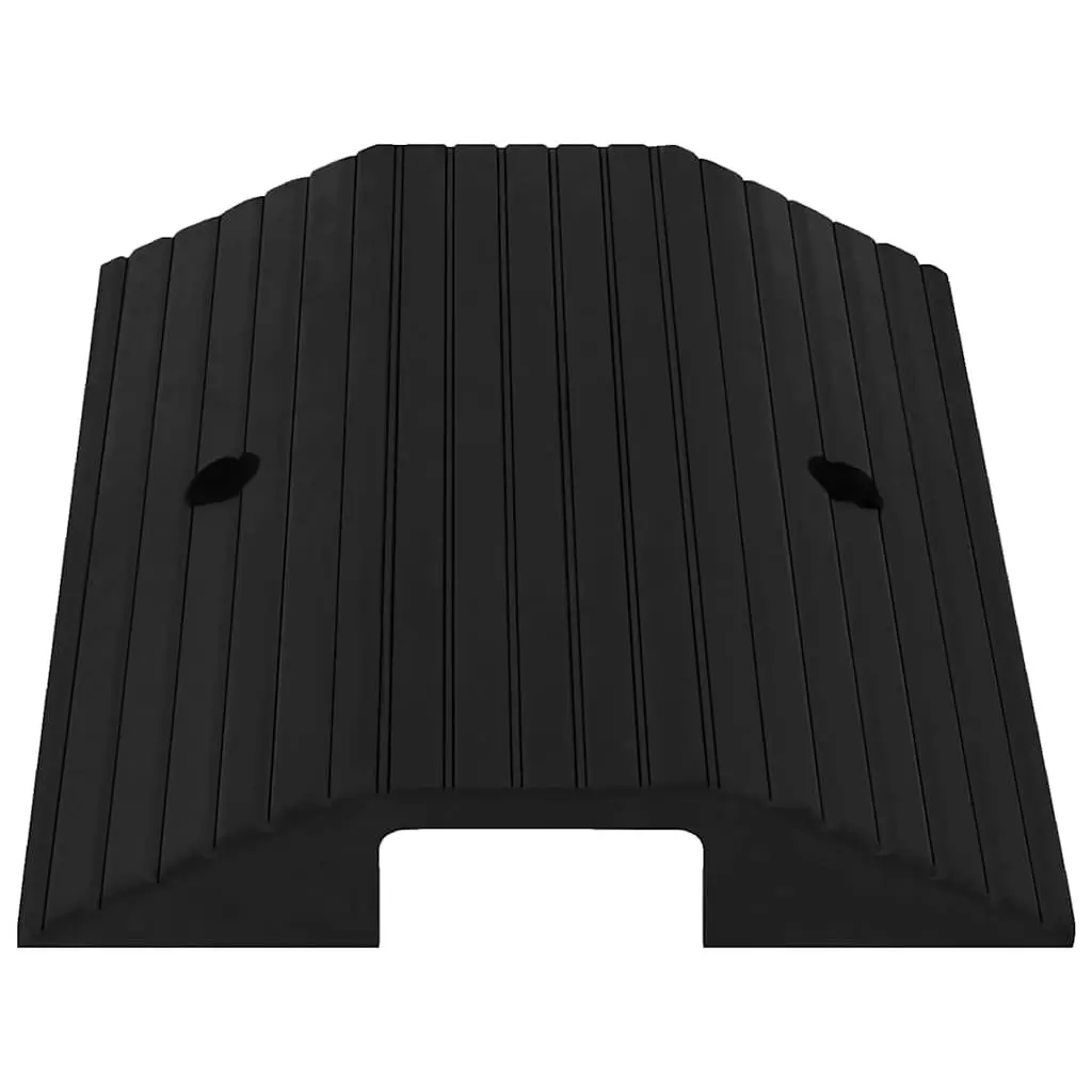 Bridge Threshold Ramp Rubber Non-slip Textured Surface 49 x 40 x 8 cm Mobility Access for Wheelchairs Scooters Rollators