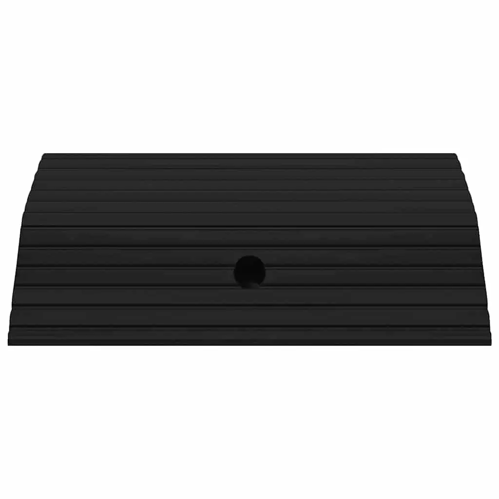 Bridge Threshold Ramp Rubber Non-slip Textured Surface 49 x 40 x 8 cm Mobility Access for Wheelchairs Scooters Rollators