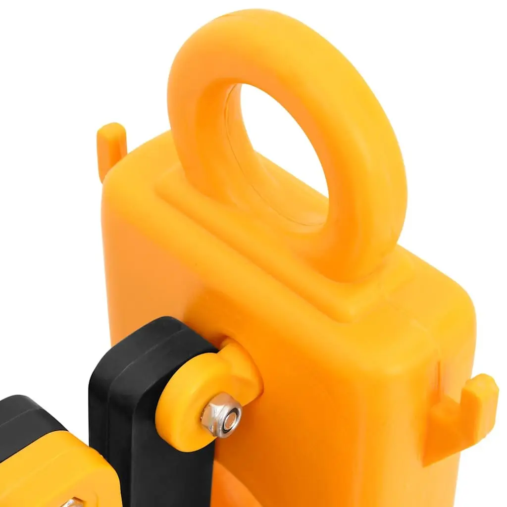 Folding Traffic Barrier Yellow Black Reflective Portable Adjustable Length