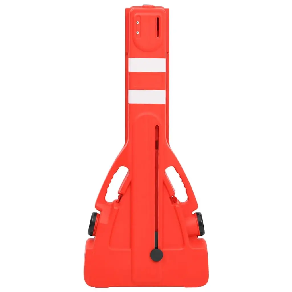 Folding Traffic Barrier Safety Fence Reflective Outdoor Road Restriction