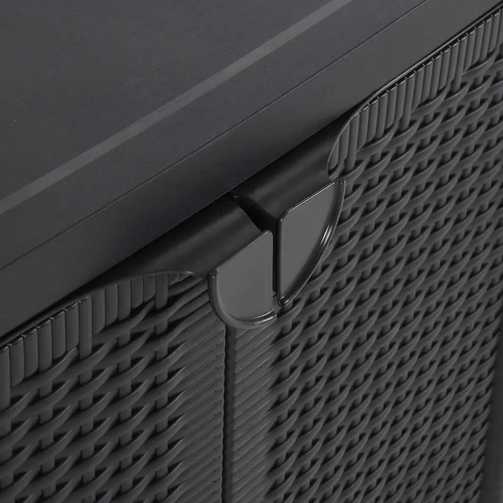 Storage Cabinet Black 65x45x88cm Sturdy Construction Easy Clean Surfaces