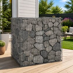 Compact Gabion Wall Waste Bin Container