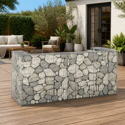 Gabion Waste Container with Strength and Style