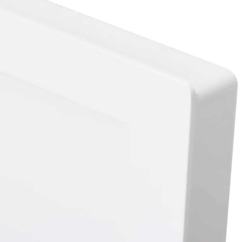 Shower Niche White 2 Compartments Wall Mounted Shelf Unit