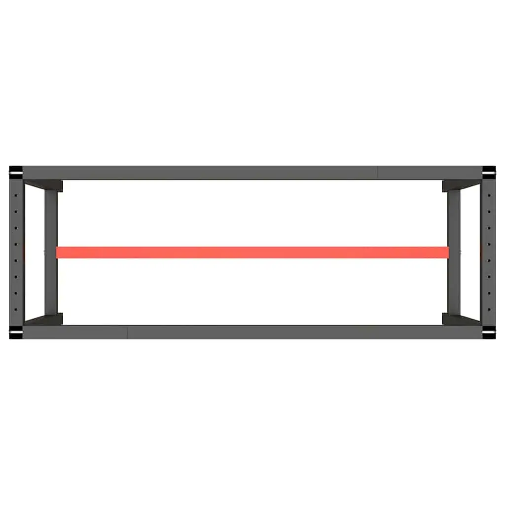 Work Bench Frame Matte Black Heavy Duty Metal Table Legs Base Support Structure