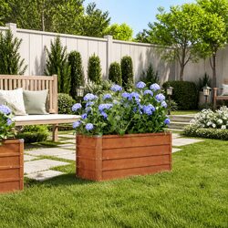 Corten Steel Outdoor Garden Raised Bed