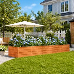 Friendly Corten Steel Raised Bed Planter for Your Garden