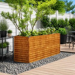 Your Friendly Corten Steel Garden Bed 196x50x69cm