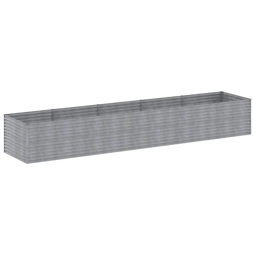 Garden Raised Bed Brown 479x100x69cm Corten Steel Planter Box