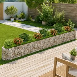 Sturdy Gabion Raised Bed for Beautiful Landscapes